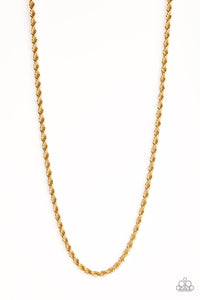 Double Dribble - Gold Urban Necklace