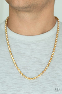 Double Dribble - Gold Urban Necklace