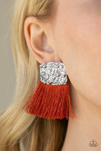 Cargar imagen en el visor de la galería, Plume Bloom - Orange Earrings