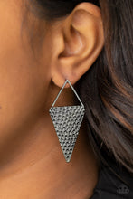 Load image into Gallery viewer, Have A Bite - Black Post Earrings