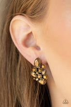 Load image into Gallery viewer, Galaxy Glimmer - Brass Earrings