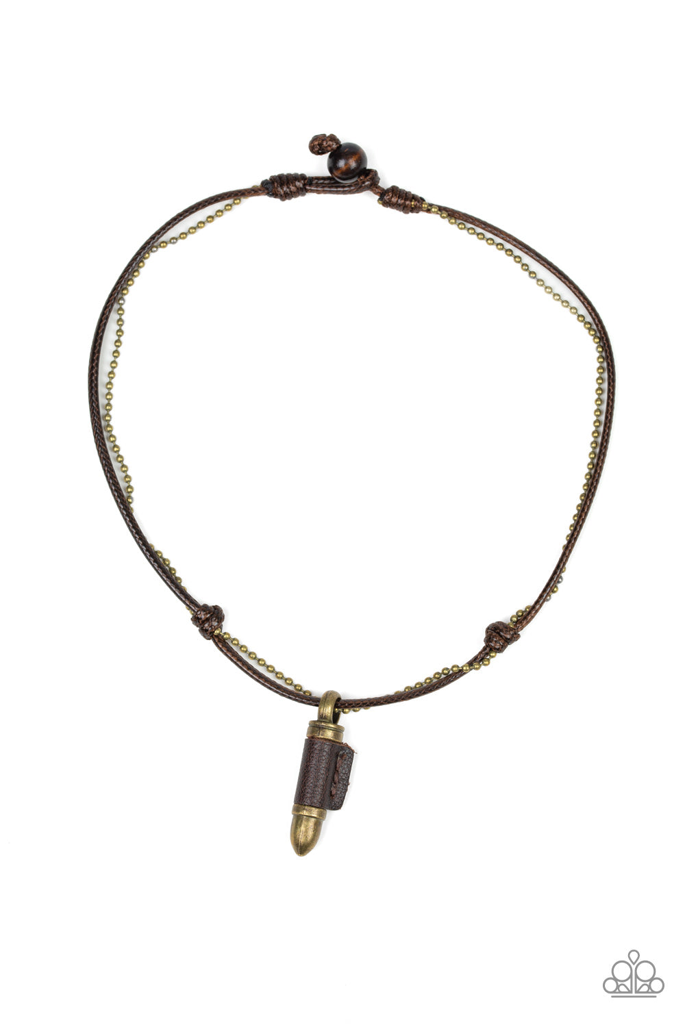 Magic Bullet - Brass Urban Necklace