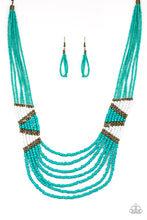 Cargar imagen en el visor de la galería, Kickin It Outback - Blue Necklace