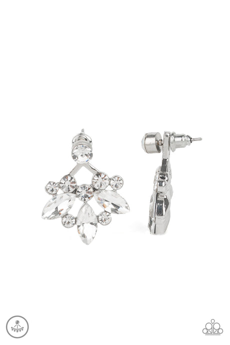 Crystal Constellations - White Post Earrings