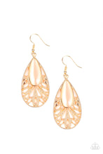 Cargar imagen en el visor de la galería, Glowing Tranquility - Gold Earrings