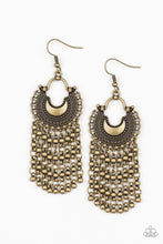 Load image into Gallery viewer, Catching Dreams - Brass Earrings