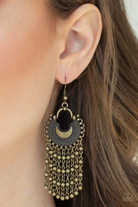 Catching Dreams - Brass Earrings