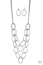 Load image into Gallery viewer, Move On OVAL! - Black Necklace