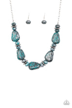 Cargar imagen en el visor de la galería, Prehistoric Fashionista - Blue Necklace