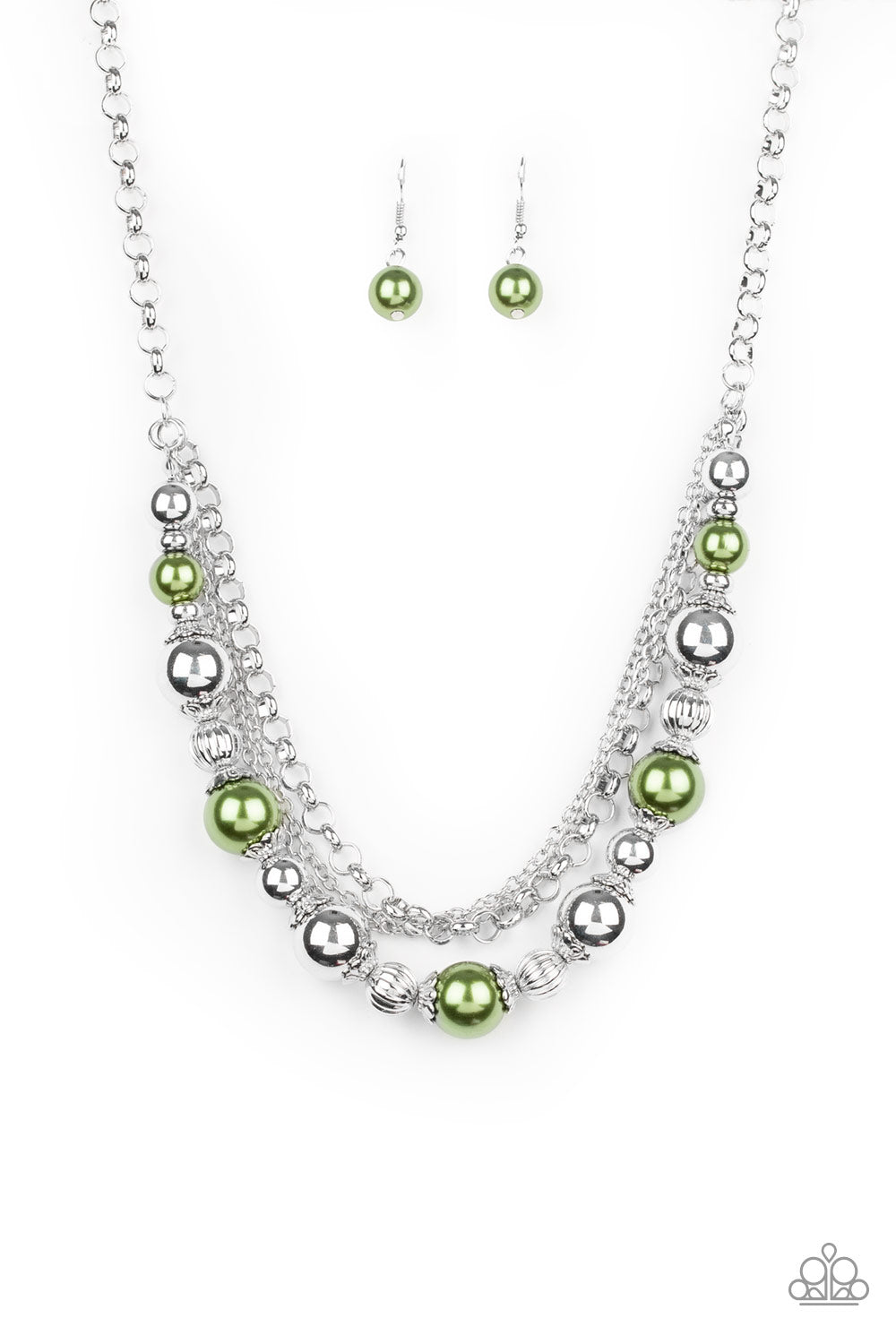 5th Avenue Romance - Green Necklace