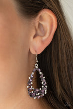 Load image into Gallery viewer, To BEDAZZLE, Or Not To BEDAZZLE - Purple Earrings