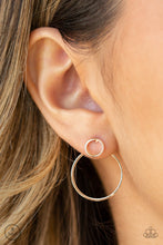 Cargar imagen en el visor de la galería, Spin Cycle - Rose Gold Post Earrings