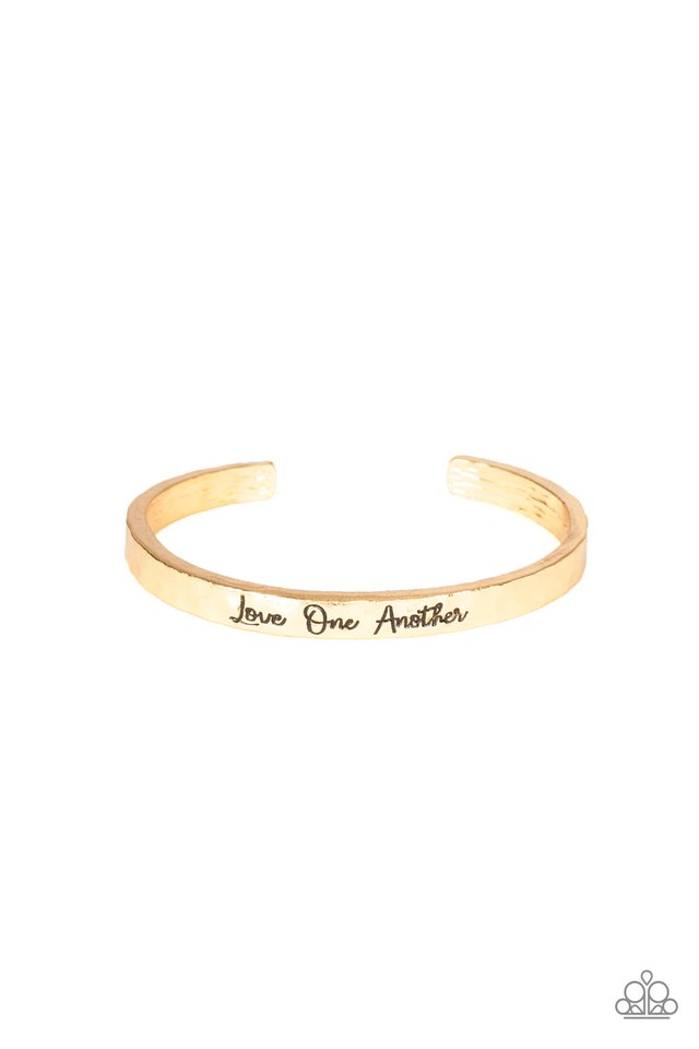 Love One Another - Gold Bracelet