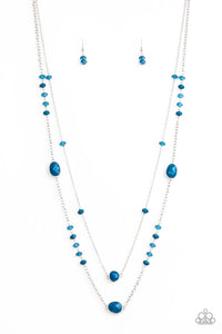 Dazzle The Crowd - Blue Necklace