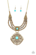 Cargar imagen en el visor de la galería, Santa Fe Solstice - Brass Necklace