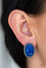 Load image into Gallery viewer, Shiny Sediment - Blue Earrings