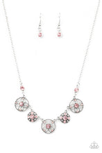 Load image into Gallery viewer, Floral Florescence - Pink Necklace