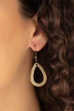 Cargar imagen en el visor de la galería, Teardrop Tempest - Brass Necklace
