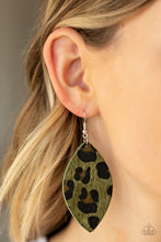 Load image into Gallery viewer, GRR-irl Power! - Green Earrings