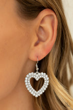 Load image into Gallery viewer, High School Sweethearts - White Earrings