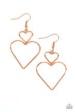 Load image into Gallery viewer, Heartbeat Harmony - Copper Earrings