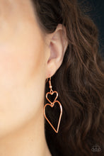 Load image into Gallery viewer, Heartbeat Harmony - Copper Earrings