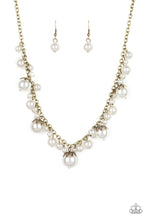 Load image into Gallery viewer, Uptown Pearls - Brass Necklace