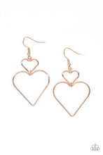 Load image into Gallery viewer, Heartbeat Harmony - Rose Gold Earrings