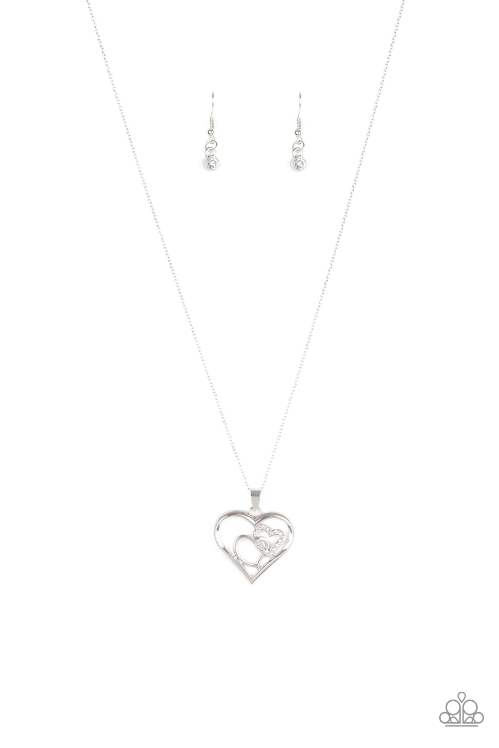 Cupid Charm - White Necklace