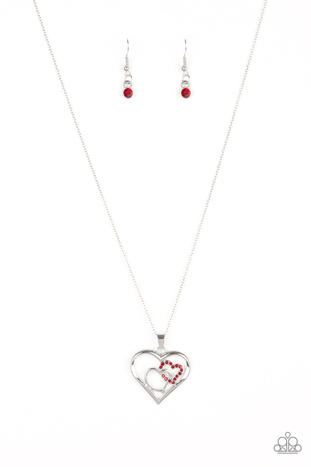 Cupid Charm - Red Necklace