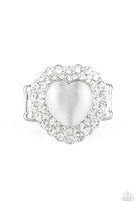 Lovely Luster - White Ring