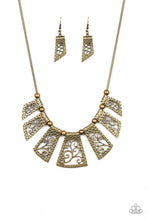 Load image into Gallery viewer, Vintage Vineyard - Brass Necklace