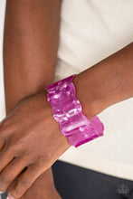 Cargar imagen en el visor de la galería, Retro Ruffle - Purple Bracelet