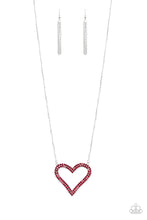 Load image into Gallery viewer, Pull Some HEART-strings - Red Necklace