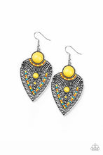 Load image into Gallery viewer, Tribal Territory - Yellow Earrings