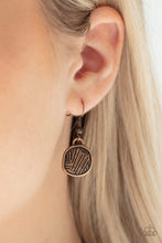 Cargar imagen en el visor de la galería, Metallic Patchwork - Copper Necklace
