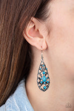 Load image into Gallery viewer, Fantastically Fanciful - Blue Earrings