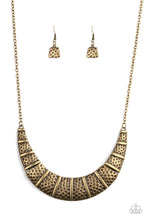 Cargar imagen en el visor de la galería, Metallic Mechanics - Brass Necklace