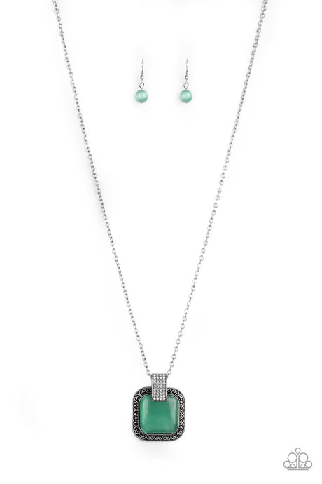 Effervescent Elegance - Green Necklace