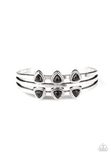 Cargar imagen en el visor de la galería, Tribal Triad - Black Bracelet