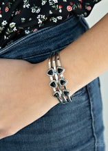 Cargar imagen en el visor de la galería, Tribal Triad - Black Bracelet