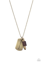 Load image into Gallery viewer, Proud Patriot - Brass Necklace