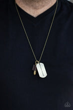 Load image into Gallery viewer, Proud Patriot - Brass Necklace