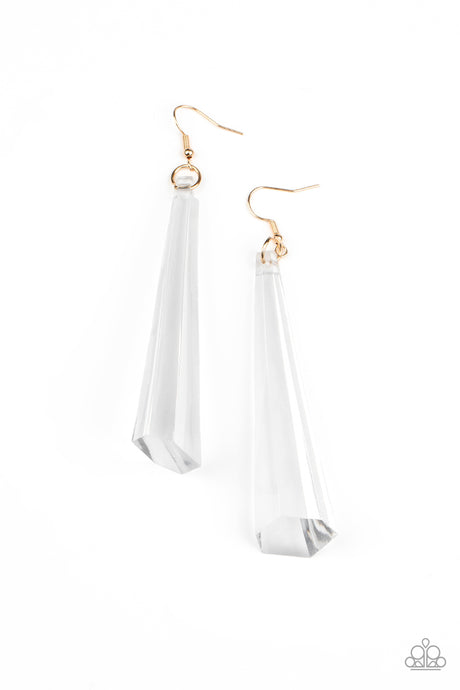 Break The Ice - Gold Earrings