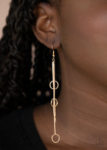 Load image into Gallery viewer, Full Swing Shimmer - Gold Earrings