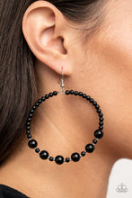 Cargar imagen en el visor de la galería, Boss Posh - Black Earrings