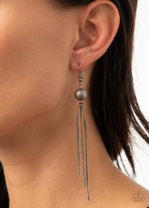 SLEEK-ing Revenge - Black Earrings