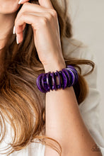 Cargar imagen en el visor de la galería, Tropical Tiki Bar - Purple Bracelet
