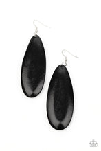 Load image into Gallery viewer, Tropical Ferry - Black Earrings