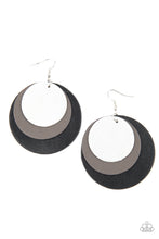 Cargar imagen en el visor de la galería, LEATHER Forecast - Black Earrings